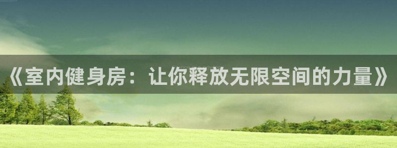 米兰体育官方正版app娱乐下载:《室内健身房:让你释放无限空